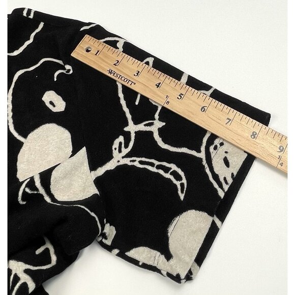 H&M Exclusive Mens SMALL Black Peanuts Snoopy Terry Cloth Pullover Polo SHIRT - Picture 6 of 8